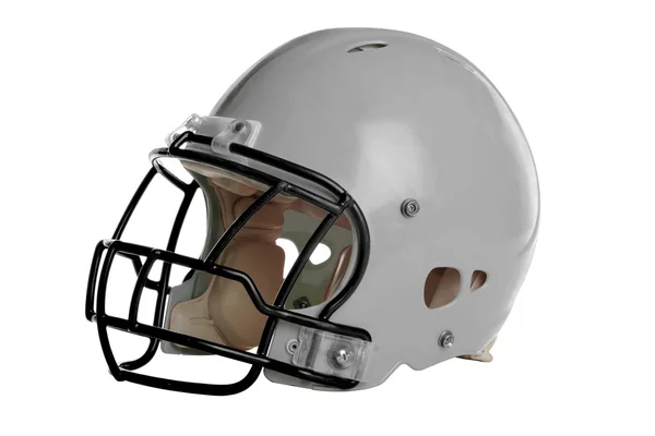 Gray Football Helmet — Stock Photo, Image