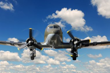 c-47 vinteg uçak iniş
