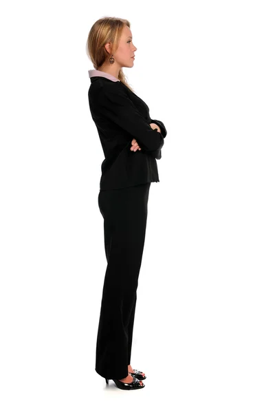 Businesswoman in Profile View — Stock Photo, Image