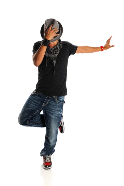 Hip hop danser — Stockfoto