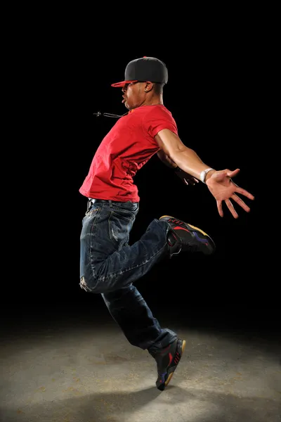 Hip hop danser uitvoeren — Stockfoto