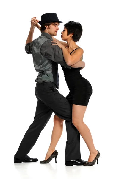 Pareja bailando tango —  Fotos de Stock