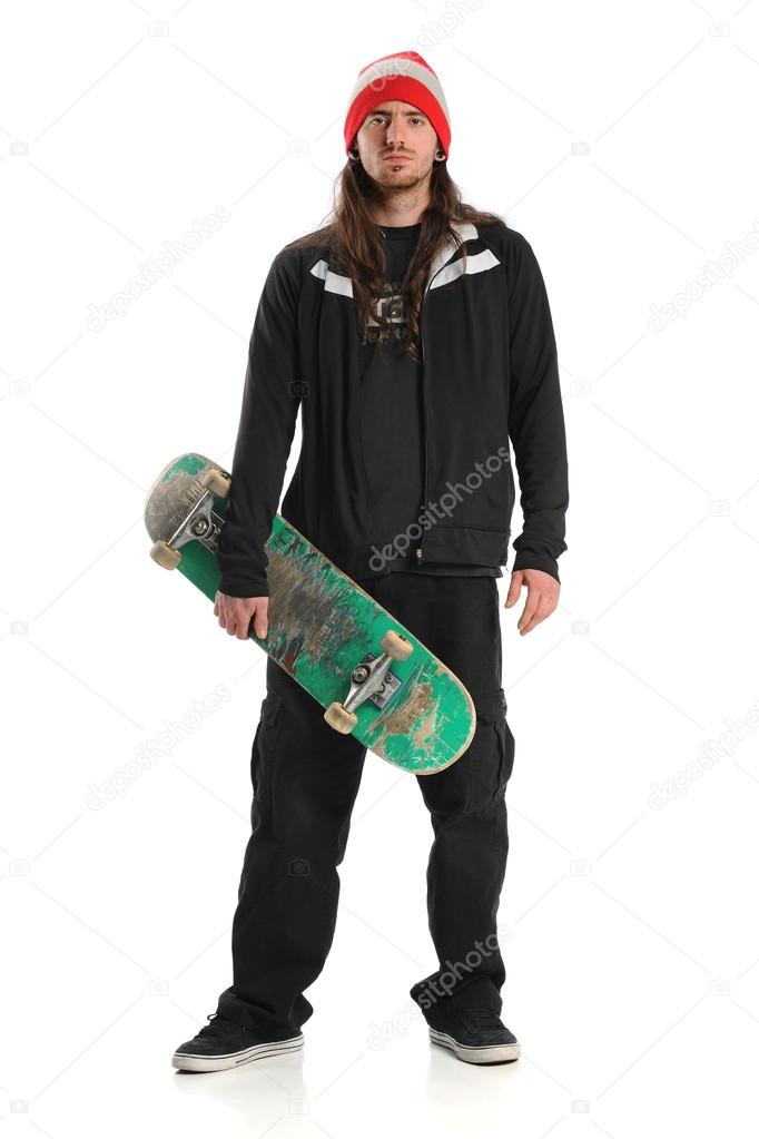 Skateboarder Standing