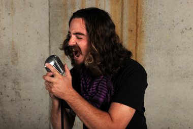 Man Singing clipart