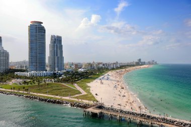 south miami Beach havadan görünümü