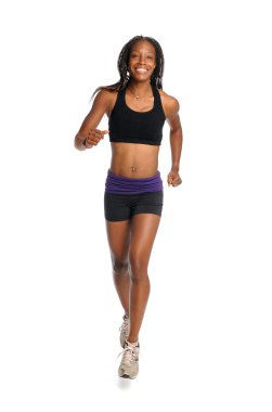 çalışan genç bir kadın