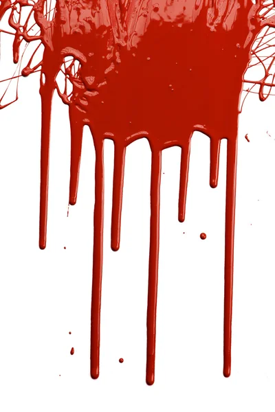 Red Paint Dripping — Stock Photo, Image