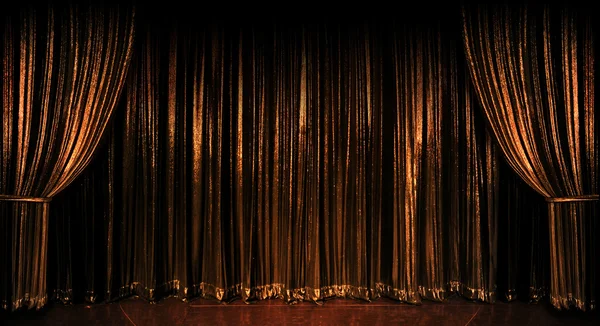 Golden Curtains — Stock Photo, Image