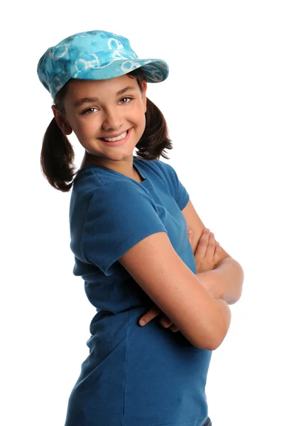 Portrait of Young Girl Smiling — Stock Photo, Image