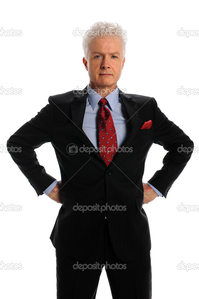 Businessman With Hands on Hips