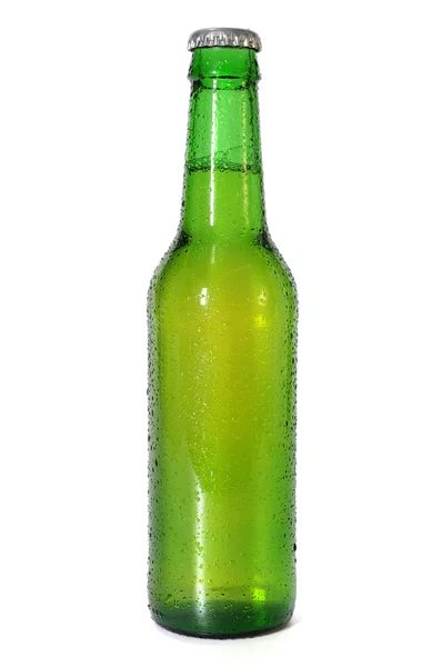 Frasco de cerveja verde — Fotografia de Stock