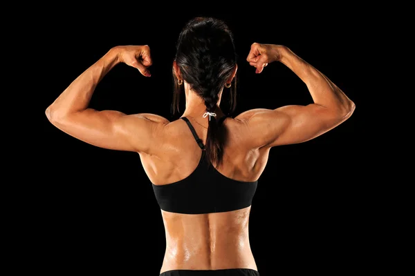 Back of Female Aathlete — Stock Photo, Image