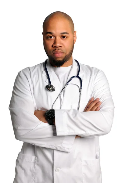Afryki amerykański lekarz — Zdjęcie stockowe