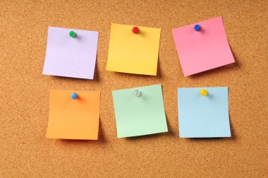 cork yüzeyi yapışkanlı notlar