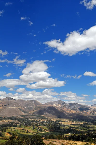 Landschaft in den nördlichen Anden von Peru — Stockfoto
