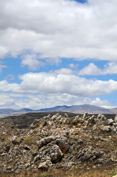 Terreno Rochoso nos Andes — Fotografia de Stock