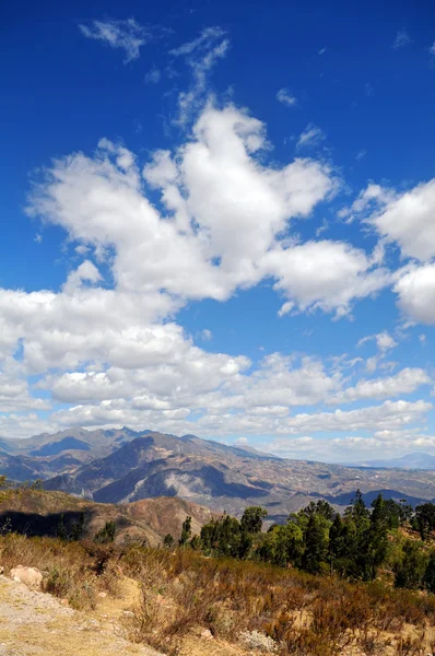 페루의 안데스 산맥의 풍경 — 스톡 사진