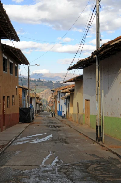 Rua em Cajabamba Peru — Fotografia de Stock