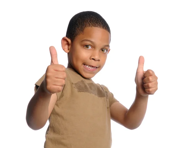 Young Boy Giving the Thumbs Up — Stock Photo, Image