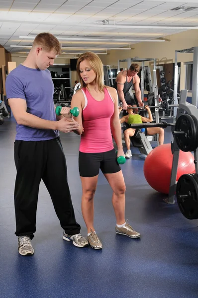 Working Out at Gym — Stock Photo, Image