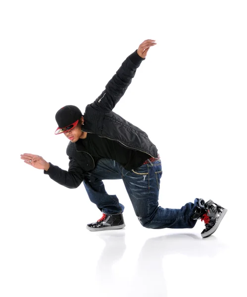 Homem breakdancing — Fotografia de Stock