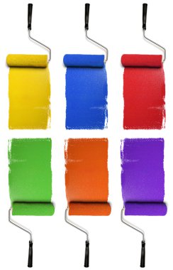 Rollers with Primary and Secondary Colors