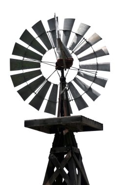 Vintage American Wind Mill clipart