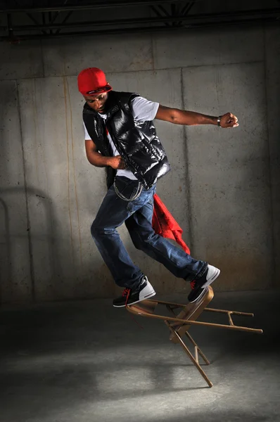 Hip hop danser uitvoeren — Stockfoto