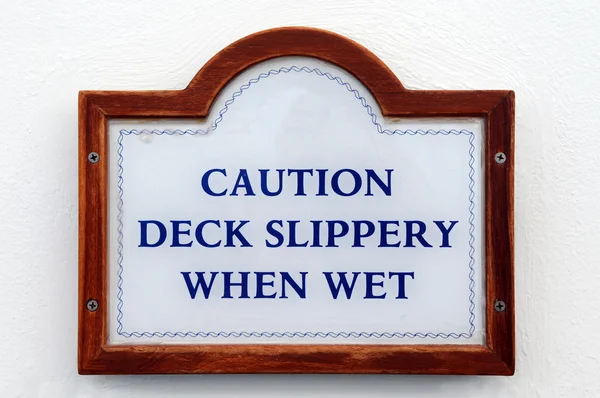 Caution Sign — Stock Photo, Image