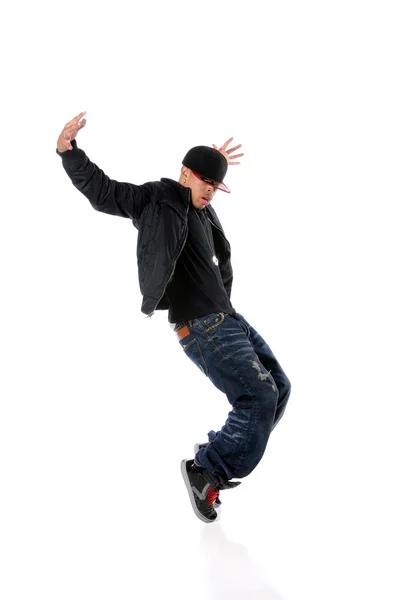 Breakdancer utför — Stockfoto