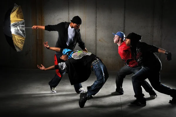 Hip Hop Men Performing — Stock Photo, Image