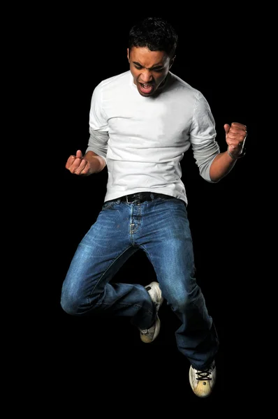 Young Man Jumping — Stock Photo, Image