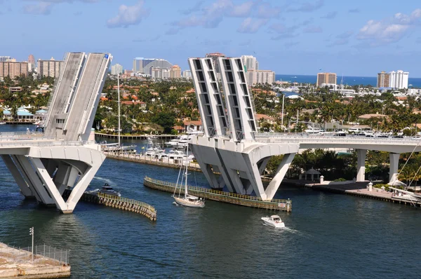 Ft. Lauderdale Ponte di sollevamento — Foto Stock