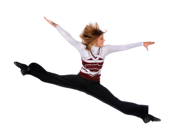 Young Woman Jumping — Stock Photo, Image