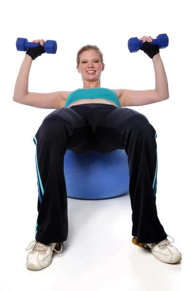 Woman Working Out Royalty Free Stock Photos