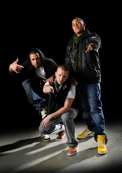 Grupo hip hop — Fotografia de Stock