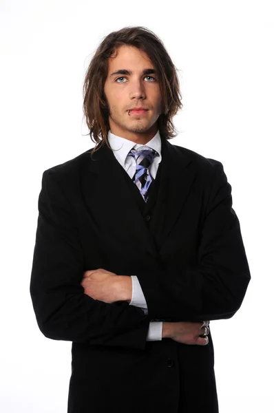 YOung Businessman Standing — Stock Photo, Image