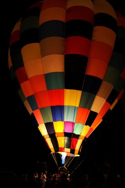 sıcak hava balon gece