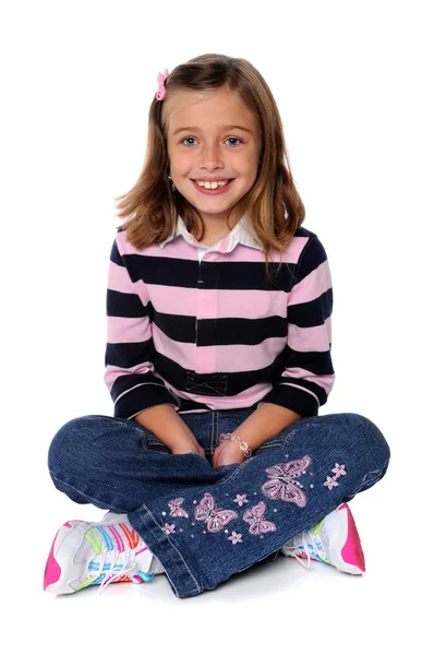 Young Girl Sitting — Stock Photo, Image