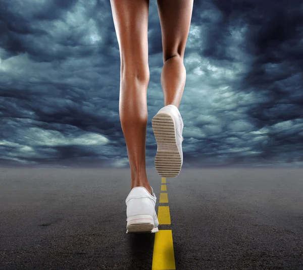 Läuferbein und Muskelschmerzen — Stockfoto © halfpoint 52373331