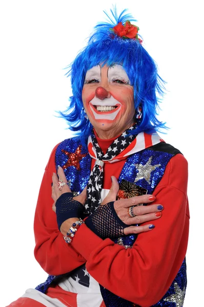 Clown lachen — Stockfoto