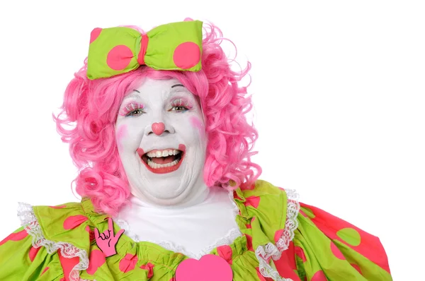 Смех клоуна — стоковое фото