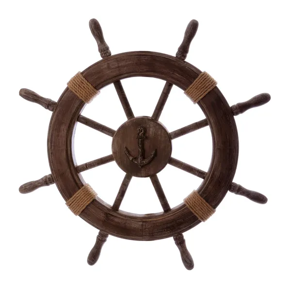 Vintage Ship Wheel — Stock Photo, Image