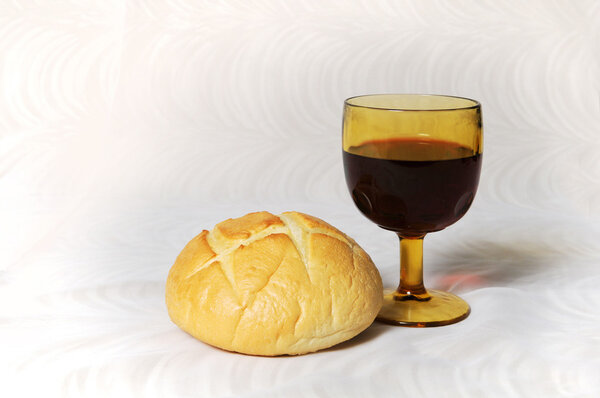 Communion Bread and Wine