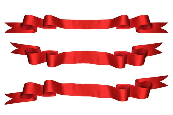 Red Ribbons — Stock Photo, Image