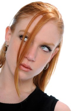 Genç model portresi