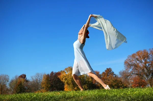 Bailarina realizando — Foto de Stock