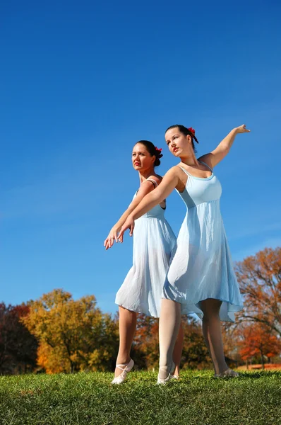 Ballerinas wykonywania — Zdjęcie stockowe