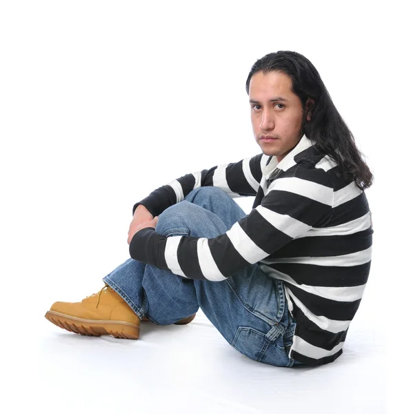 Young Man Sitting — Stock Photo, Image