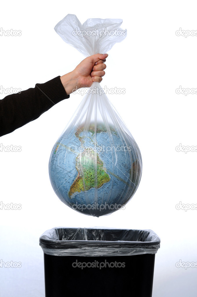 Earth in a Trash Bag